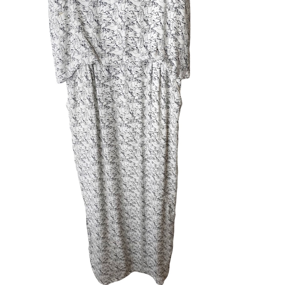 Comptoir Des Cotonniers  Dove Blousy Flowy Maxi Dress White Size XS - Picture 10 of 14